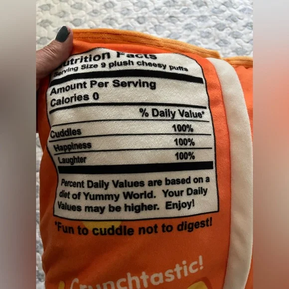 Yummy World Cheesy Puffs Plush - Picture 2 of 6